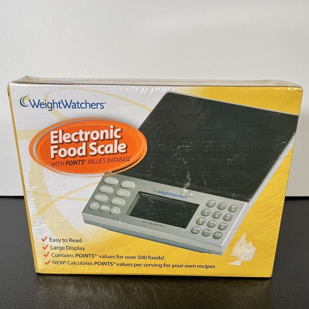 Weight Watchers Electronic Food Scale w/ Points Values Database